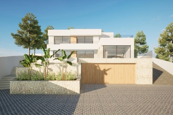 Villa in Moraira(Pla del Mar) zu verkaufen, Wohnfläche 340 m², Baujahr 2023, Klimaanlage, Grundstück 1070 m², 4 Schlafzimmer, 4 Badezimmer, Pool, ref.: BI-MT.H-787-14