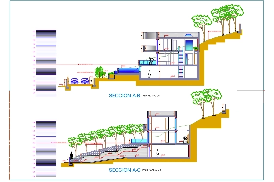 Villa in Altea(Altea La Vella) zu verkaufen, Wohnfläche 540 m², Klimaanlage, Grundstück 1308 m², 4 Schlafzimmer, 4 Badezimmer, ref.: BP-7014ALT-23