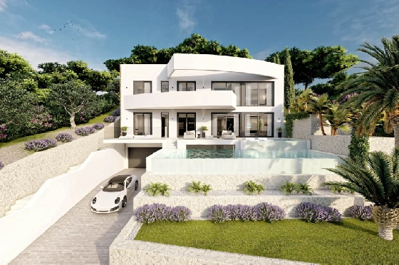 Villa in Altea(Altea La Vella) zu verkaufen, Wohnfläche 540 m², Klimaanlage, Grundstück 1308 m², 4 Schlafzimmer, 4 Badezimmer, ref.: BP-7014ALT-3