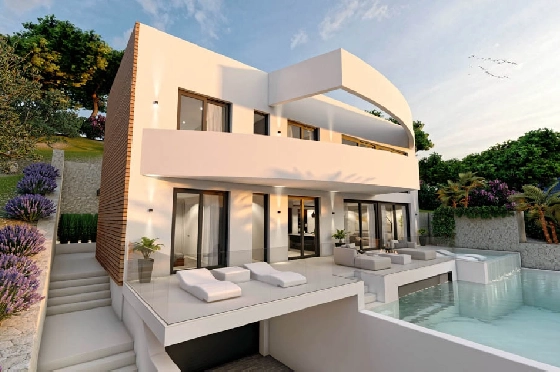 Villa in Altea(Altea La Vella) zu verkaufen, Wohnfläche 540 m², Klimaanlage, Grundstück 1308 m², 4 Schlafzimmer, 4 Badezimmer, ref.: BP-7014ALT-9