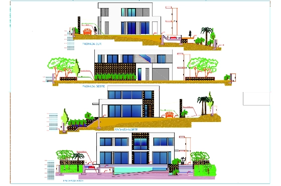 Villa in Benissa(Benissa Costa) zu verkaufen, Wohnfläche 574 m², Klimaanlage, Grundstück 1372 m², 4 Schlafzimmer, 4 Badezimmer, ref.: BP-7015BEN-27