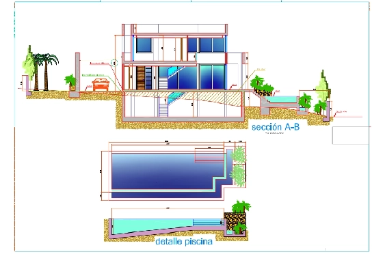 Villa in Benissa(Benissa Costa) zu verkaufen, Wohnfläche 574 m², Klimaanlage, Grundstück 1372 m², 4 Schlafzimmer, 4 Badezimmer, ref.: BP-7015BEN-28