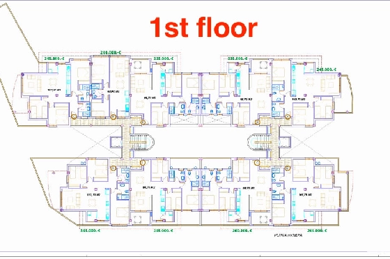 Apartment in Vilajoyosa(Urb. Paraiso) zu verkaufen, Wohnfläche 63 m², Klimaanlage, Grundstück 63 m², 2 Schlafzimmer, 1 Badezimmer, ref.: BP-7019VIL-17