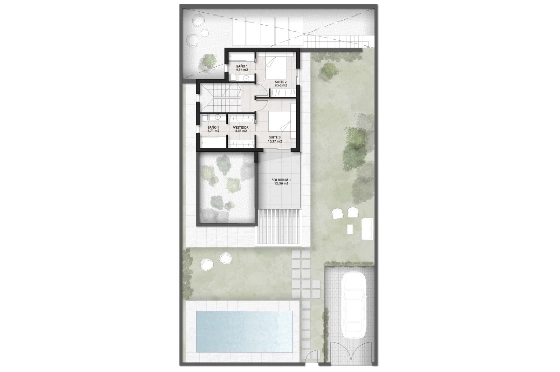 Villa in Finestrat zu verkaufen, Wohnfläche 163 m², Baujahr 2023, Klimaanlage, Grundstück 346 m², 3 Schlafzimmer, 3 Badezimmer, Pool, ref.: BI-AL.H-030-21