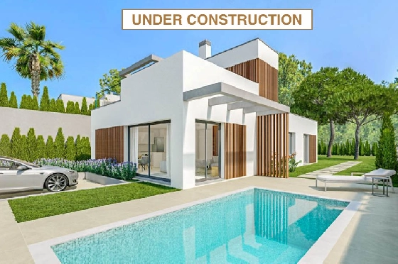 Villa in Finestrat(Sierra Cortina) zu verkaufen, Wohnfläche 150 m², Klimaanlage, Grundstück 410 m², 3 Schlafzimmer, 2 Badezimmer, Pool, ref.: BP-7024FIN-18