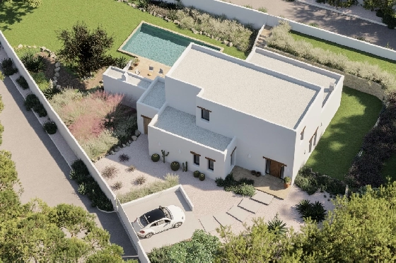 Villa in Moraira(Cap Blanc) zu verkaufen, Wohnfläche 145 m², Klimaanlage, Grundstück 1056 m², 3 Schlafzimmer, 4 Badezimmer, Pool, ref.: CA-H-1699-AMB-2