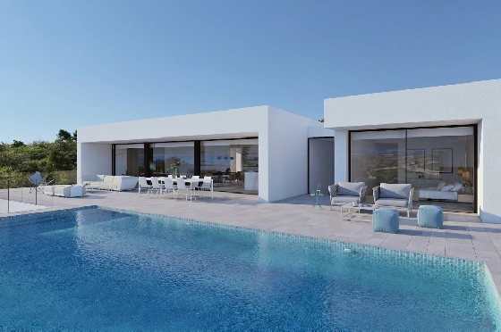 Villa in Cumbre del Sol(Residencial Plus Jazmines) zu verkaufen, Wohnfläche 313 m², Grundstück 1338 m², 3 Schlafzimmer, 5 Badezimmer, Pool, ref.: VA-AJ064-3