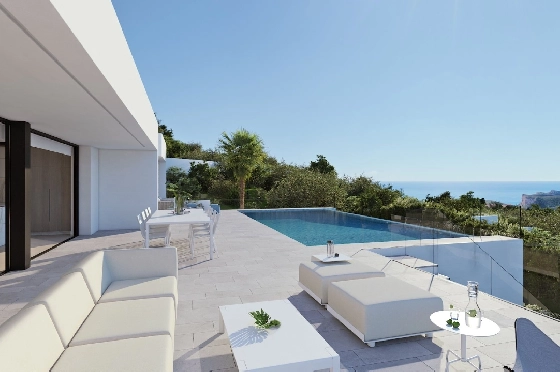 Villa in Cumbre del Sol(Residencial Plus Jazmines) zu verkaufen, Wohnfläche 313 m², Grundstück 1338 m², 3 Schlafzimmer, 5 Badezimmer, Pool, ref.: VA-AJ064-4