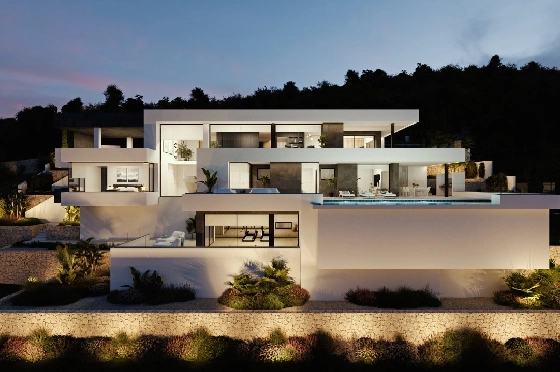 Villa in Cumbre del Sol(Residencial Plus Jazmines) zu verkaufen, Wohnfläche 440 m², Grundstück 1877 m², 3 Schlafzimmer, 5 Badezimmer, Pool, ref.: VA-AJ044-2