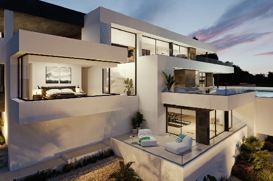 Villa in Cumbre del Sol(Residencial Plus Jazmines) zu verkaufen, Wohnfläche 440 m², Grundstück 1877 m², 3 Schlafzimmer, 5 Badezimmer, Pool, ref.: VA-AJ044-9