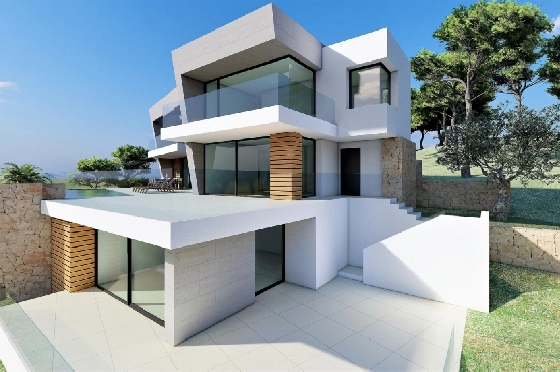 Villa in Cumbre del Sol(Lirios Design) zu verkaufen, Wohnfläche 222 m², Grundstück 1149 m², 3 Schlafzimmer, 4 Badezimmer, ref.: VA-AL025-1