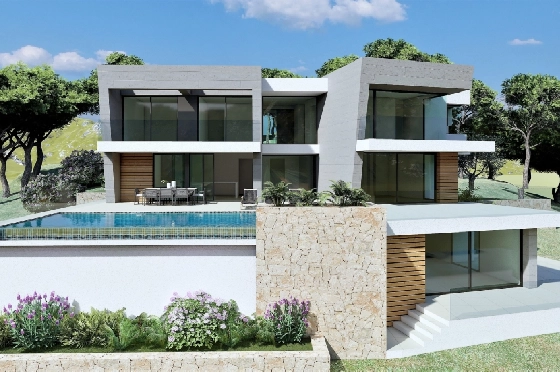 Villa in Cumbre del Sol(Lirios Design) zu verkaufen, Wohnfläche 222 m², Grundstück 1149 m², 3 Schlafzimmer, 4 Badezimmer, ref.: VA-AL025-4