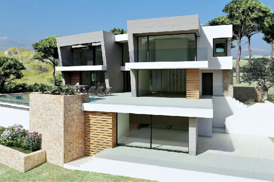 Villa in Cumbre del Sol(Lirios Design) zu verkaufen, Wohnfläche 222 m², Grundstück 1149 m², 3 Schlafzimmer, 4 Badezimmer, ref.: VA-AL025-5