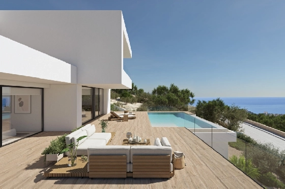 Villa in Cumbre del Sol(Residencial Plus Jazmines) zu verkaufen, Wohnfläche 207 m², Grundstück 1020 m², 3 Schlafzimmer, 4 Badezimmer, Pool, ref.: VA-AJ137-4