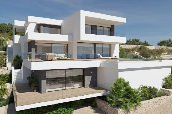 Villa in Cumbre del Sol(Residencial Plus Jazmines) zu verkaufen, Wohnfläche 207 m², Grundstück 1020 m², 3 Schlafzimmer, 4 Badezimmer, Pool, ref.: VA-AJ137-5