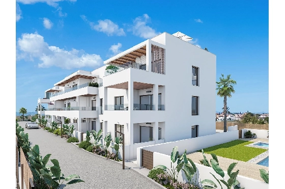 Penthouse Apartment in Los Alcazares zu verkaufen, Wohnfläche 179 m², Zustand Erstbezug, 3 Schlafzimmer, 2 Badezimmer, Pool, ref.: HA-LAN-430-A02-5