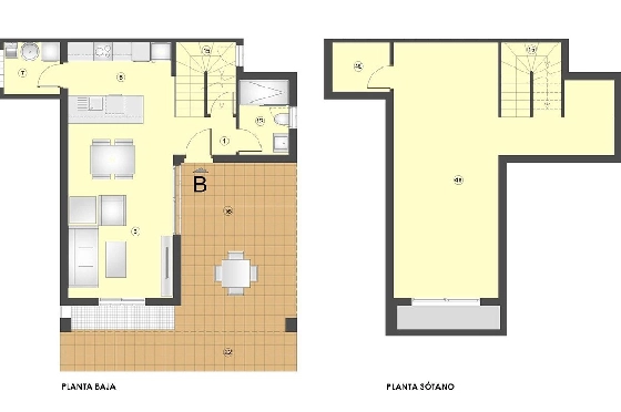 Doppelhaushälfte in San Juan de los Terreros zu verkaufen, Wohnfläche 228 m², Zustand Erstbezug, Klimaanlage, Grundstück 251 m², 2 Schlafzimmer, 2 Badezimmer, ref.: HA-STN-150-D02-9