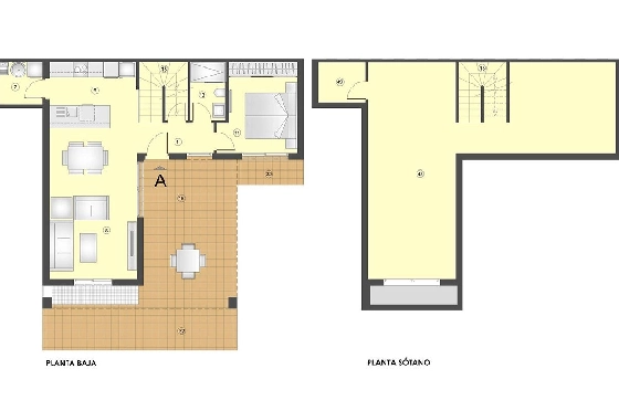 Doppelhaushälfte in San Juan de los Terreros zu verkaufen, Wohnfläche 271 m², Zustand Erstbezug, Klimaanlage, Grundstück 249 m², 3 Schlafzimmer, 2 Badezimmer, ref.: HA-STN-150-D01-10