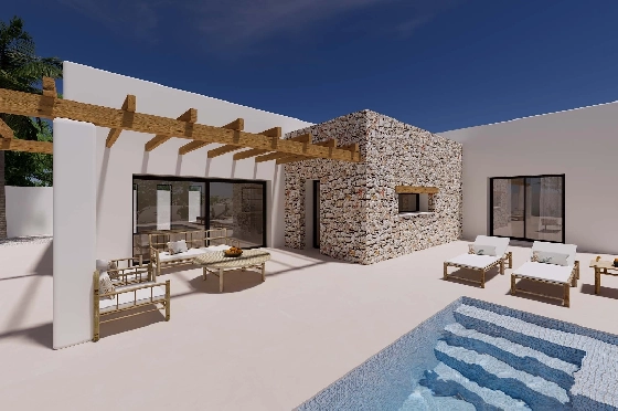 Villa in Moraira(Pinar del Advocat) zu verkaufen, Wohnfläche 196 m², Klimaanlage, Grundstück 800 m², 4 Schlafzimmer, 3 Badezimmer, Pool, ref.: CA-H-1705-AMB-2