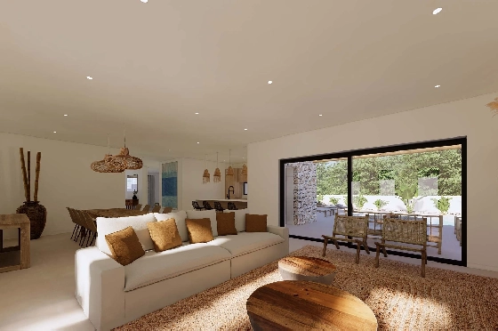 Villa in Moraira(Pinar del Advocat) zu verkaufen, Wohnfläche 196 m², Klimaanlage, Grundstück 800 m², 4 Schlafzimmer, 3 Badezimmer, Pool, ref.: CA-H-1705-AMB-4