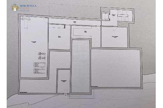 Villa in Calpe zu verkaufen, Wohnfläche 453 m², Baujahr 2023, Klimaanlage, Grundstück 1013 m², 4 Schlafzimmer, 4 Badezimmer, Pool, ref.: MV-2506-12