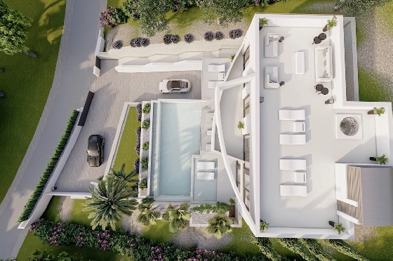 Villa in Altea(Sierra de Altea) zu verkaufen, Wohnfläche 500 m², Klimaanlage, Grundstück 1270 m², 4 Schlafzimmer, 4 Badezimmer, Pool, ref.: CA-H-1718-AMB-20