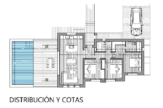 Villa in Denia(Marquesa 4) zu verkaufen, Wohnfläche 120 m², Baujahr 2025, Zustand neuwertig, + Zentralheizung, Klimaanlage, Grundstück 1085 m², 3 Schlafzimmer, 2 Badezimmer, Pool, ref.: UM-UV-HEBE-17