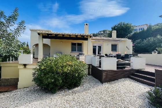 Villa in Denia-La Sella(La Sella ) zur Ferienvermietung, Wohnfläche 111 m², Baujahr 1986, + Zentralheizung, Klimaanlage, Grundstück 495 m², 3 Schlafzimmer, 2 Badezimmer, Pool, ref.: T-0424-34