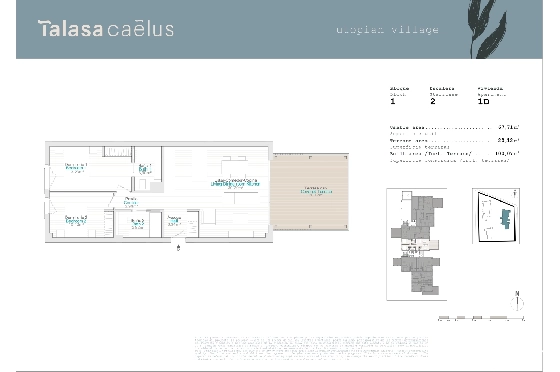 Apartment in El Vergel zu verkaufen, Wohnfläche 68 m², Baujahr 2024, Grundstück 20 m², 2 Schlafzimmer, 2 Badezimmer, ref.: TC-B1-1D-2