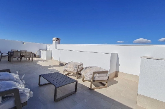 Villa in San Pedro del Pinatar zu verkaufen, Wohnfläche 158 m², Zustand Erstbezug, Grundstück 129 m², 3 Schlafzimmer, 2 Badezimmer, Pool, ref.: HA-SAN-115-E01-14