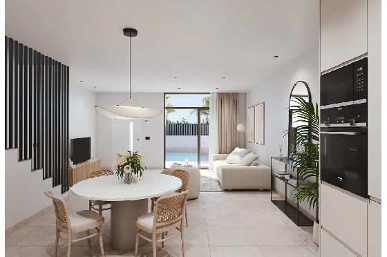 Villa in San Pedro del Pinatar zu verkaufen, Wohnfläche 158 m², Zustand Erstbezug, Grundstück 129 m², 3 Schlafzimmer, 2 Badezimmer, Pool, ref.: HA-SAN-115-E01-4