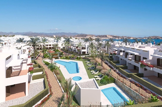 Penthouse Apartment in San Juan de los Terreros zu verkaufen, Wohnfläche 187 m², Zustand Erstbezug, Klimaanlage, 3 Schlafzimmer, 2 Badezimmer, Pool, ref.: HA-STN-145-A04-1