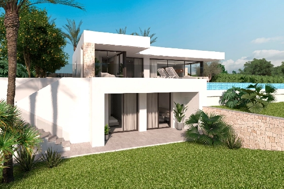 Villa in Denia zu verkaufen, Wohnfläche 266 m², Klimaanlage, Grundstück 999 m², 4 Schlafzimmer, 4 Badezimmer, Pool, ref.: UM-UV-PITO-14