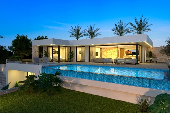 Villa in Denia zu verkaufen, Wohnfläche 266 m², Klimaanlage, Grundstück 999 m², 4 Schlafzimmer, 4 Badezimmer, Pool, ref.: UM-UV-PITO-2