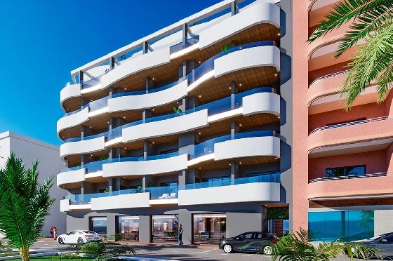 Etagen Apartment in Torrevieja zu verkaufen, Wohnfläche 101 m², Zustand Erstbezug, 3 Schlafzimmer, 2 Badezimmer, Pool, ref.: HA-TON-203-A02-5