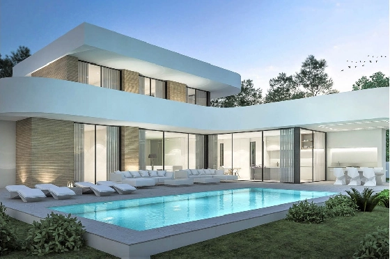 Villa in Moraira(La Sabatera) zu verkaufen, Wohnfläche 224 m², Klimaanlage, Grundstück 1048 m², 4 Schlafzimmer, 4 Badezimmer, ref.: BP-8149MOR-4