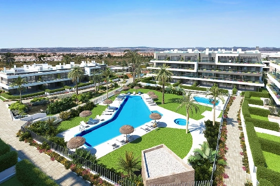 Penthouse Apartment in Torrevieja zu verkaufen, Wohnfläche 179 m², Zustand Erstbezug, Klimaanlage, 3 Schlafzimmer, 2 Badezimmer, Pool, ref.: HA-TON-270-A06-1