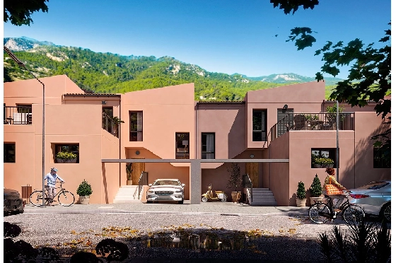 Reihenhaus in Esporles zu verkaufen, Wohnfläche 179 m², Zustand Erstbezug, + fussboden, Klimaanlage, Grundstück 122 m², 3 Schlafzimmer, 2 Badezimmer, Pool, ref.: HA-MLN-432-R01-1