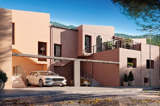 Reihenhaus in Esporles zu verkaufen, Wohnfläche 179 m², Zustand Erstbezug, + fussboden, Klimaanlage, Grundstück 122 m², 3 Schlafzimmer, 2 Badezimmer, Pool, ref.: HA-MLN-432-R01-2