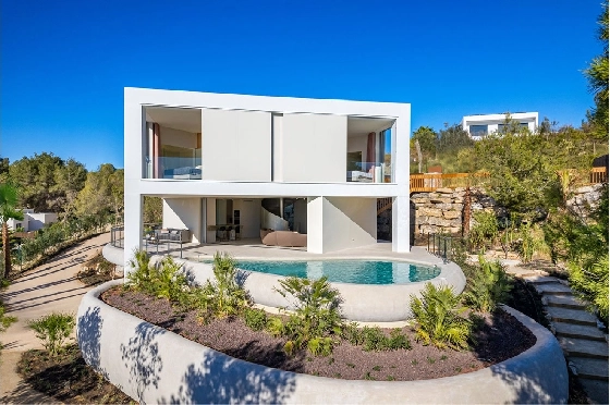 Villa in Orihuela Costa zu verkaufen, Wohnfläche 332 m², Zustand Erstbezug, + fussboden, Klimaanlage, Grundstück 1254 m², 3 Schlafzimmer, 3 Badezimmer, Pool, ref.: HA-OCN-149-E01-1