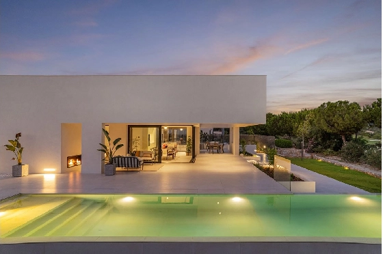 Villa in Orihuela Costa zu verkaufen, Wohnfläche 329 m², Zustand Erstbezug, + fussboden, Klimaanlage, Grundstück 1094 m², 3 Schlafzimmer, 3 Badezimmer, Pool, ref.: HA-OCN-148-E01-14