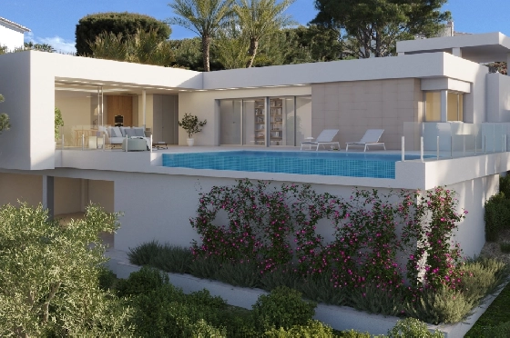 Villa in Cumbre del Sol(Magnolias Design) zu verkaufen, Wohnfläche 142 m², Grundstück 813 m², 3 Schlafzimmer, 3 Badezimmer, Pool, ref.: VA-AM033-9