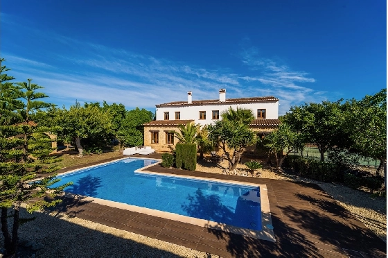 Finca in Benissa(Canor) zu verkaufen, Wohnfläche 780 m², Klimaanlage, Grundstück 16460 m², 6 Schlafzimmer, 4 Badezimmer, Pool, ref.: CA-F-1465-AMBE-1