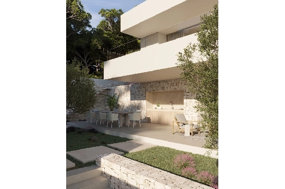 Villa in Moraira(La Sabatera) zu verkaufen, Wohnfläche 311 m², Klimaanlage, Grundstück 977 m², 4 Schlafzimmer, 4 Badezimmer, Pool, ref.: CA-H-1738-AMB-10