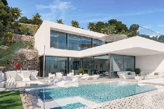 Villa in Calpe(Maryvilla) zu verkaufen, Wohnfläche 428 m², Klimaanlage, Grundstück 637 m², 4 Schlafzimmer, 5 Badezimmer, Pool, ref.: CA-H-1740-AMB-1