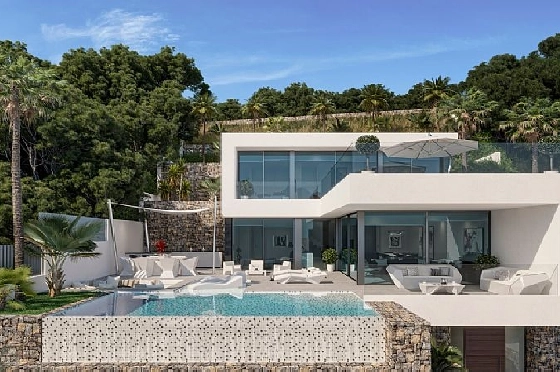 Villa in Calpe(Maryvilla) zu verkaufen, Wohnfläche 428 m², Klimaanlage, Grundstück 637 m², 4 Schlafzimmer, 5 Badezimmer, Pool, ref.: CA-H-1740-AMB-2