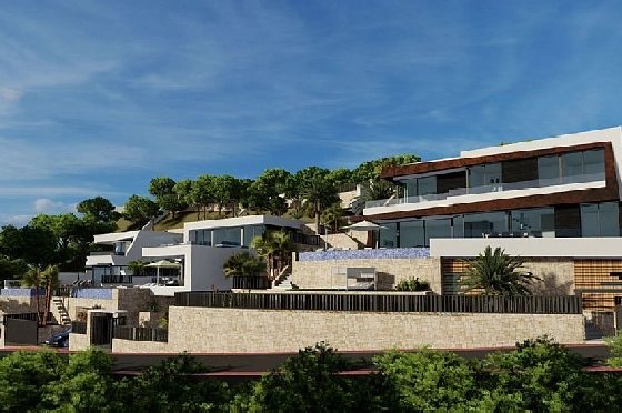 Villa in Calpe(Maryvilla) zu verkaufen, Wohnfläche 489 m², Klimaanlage, Grundstück 770 m², 4 Schlafzimmer, 5 Badezimmer, Pool, ref.: CA-H-1741-AMB-12