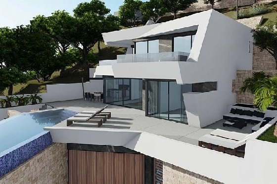 Villa in Calpe(Maryvilla) zu verkaufen, Wohnfläche 489 m², Klimaanlage, Grundstück 770 m², 4 Schlafzimmer, 5 Badezimmer, Pool, ref.: CA-H-1741-AMB-5