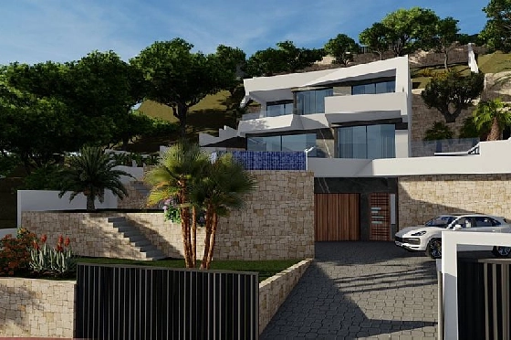 Villa in Calpe(Maryvilla) zu verkaufen, Wohnfläche 489 m², Klimaanlage, Grundstück 770 m², 4 Schlafzimmer, 5 Badezimmer, Pool, ref.: CA-H-1741-AMB-6