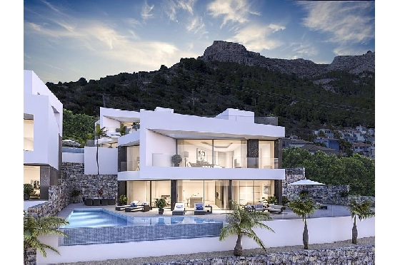 Villa in Calpe(Cucarres) zu verkaufen, Wohnfläche 421 m², Klimaanlage, Grundstück 628 m², 4 Schlafzimmer, 5 Badezimmer, ref.: CA-H-1743-AMB-1